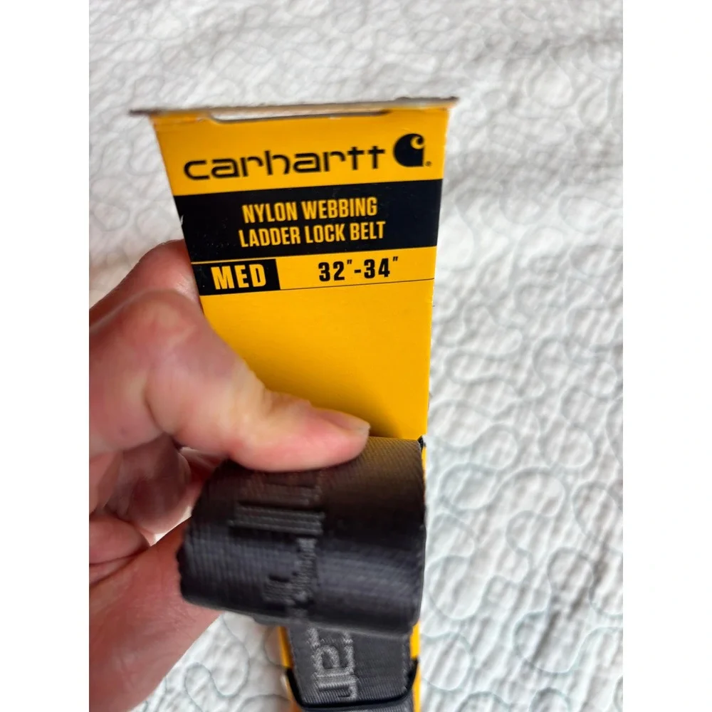 Carhartt Mens Nylon Webbing Ladder Lock Belt Medium 32-34